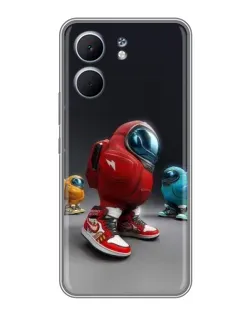 Чехол для OPPO A5x с картинкой «Among Us — 3D стиль»