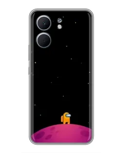 Чехол для OPPO A5x с картинкой «Одинокий герой на планете»