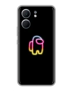 Чехол для OPPO A5x с картинкой «Among Us градиент»