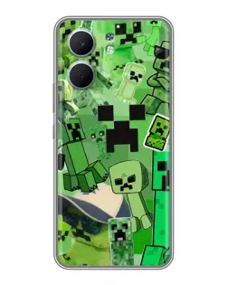 Чехол для OPPO A5x с картинкой «Криперы Minecraft» Чехол для OPPO A5x с картинкой «Криперы Minecraft»