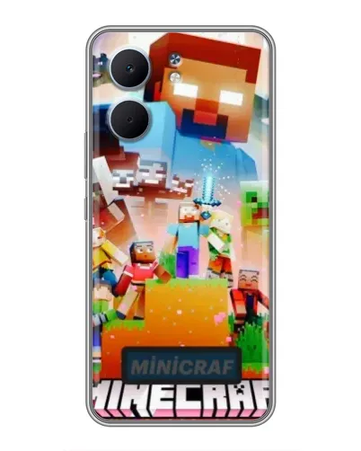 Чехол для OPPO A5x с картинкой «Minecraft герои игры» Чехол для OPPO A5x с картинкой «Minecraft герои игры»