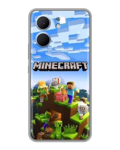 Чехол для OPPO A5x с картинкой «Minecraft классический мир» Чехол для OPPO A5x с картинкой «Minecraft классический мир»