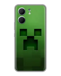 Чехол для OPPO A5x с картинкой «Крипер микро-дизайн» Чехол для OPPO A5x с картинкой «Крипер микро-дизайн»