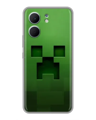Чехол для OPPO A5x с картинкой «Крипер микро-дизайн» Чехол для OPPO A5x с картинкой «Крипер микро-дизайн»