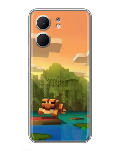 Чехол для OPPO A5x с картинкой «Майнкрафт закат солнца» Чехол для OPPO A5x с картинкой «Майнкрафт закат солнца»