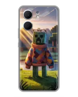 Чехол для OPPO A5x с картинкой «Крипер в свитере» Чехол для OPPO A5x с картинкой «Крипер в свитере»