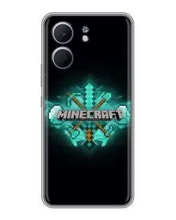 Чехол для OPPO A5x с картинкой «Minecraft Diamond лого» Чехол для OPPO A5x с картинкой «Minecraft Diamond лого»