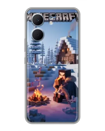 Чехол для OPPO A5x с картинкой «Зимний Minecraft» Чехол для OPPO A5x с картинкой «Зимний Minecraft»