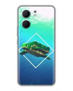 Чехол для OPPO A5x с картинкой «Черепаха Minecraft» Чехол для OPPO A5x с картинкой «Черепаха Minecraft»