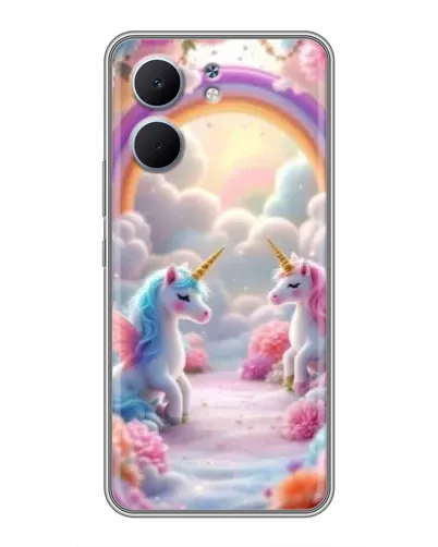 Чехол для OPPO A5x с картинкой «Радуга и единороги» Чехол для OPPO A5x с картинкой «Радуга и единороги»