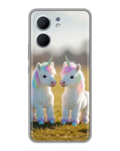 Чехол для OPPO A5x с картинкой «Пара единорогов» Чехол для OPPO A5x с картинкой «Пара единорогов»