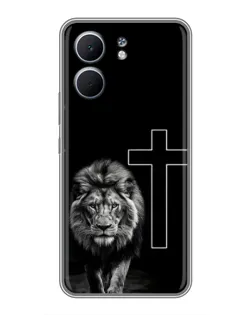 Чохол для OPPO A5x з картинкою «Лев та Хрест»