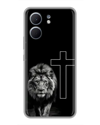 Чехол для OPPO A5x с картинкой «Лев и Крест» Чехол для OPPO A5x с картинкой «Лев и Крест»