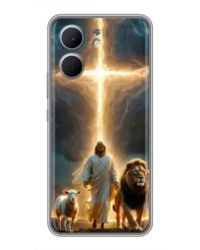 Чехол для OPPO A5x с картинкой «Лев Иуды и Свет» Чехол для OPPO A5x с картинкой «Лев Иуды и Свет»