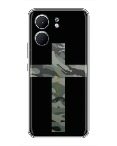 Чехол для OPPO A5x с картинкой «Милитари Крест» Чехол для OPPO A5x с картинкой «Милитари Крест»