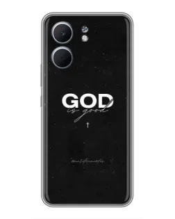 Чехол для OPPO A5x с картинкой «GOD — Бог над всем»