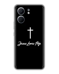 Чехол для OPPO A5x с картинкой «Иисус любит тебя»