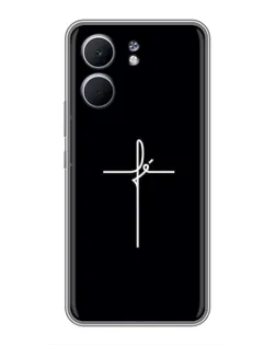 Чехол для OPPO A5x с картинкой «Тонкий крест» Чехол для OPPO A5x с картинкой «Тонкий крест»