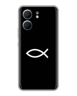 Чехол для OPPO A5x с картинкой «Символ рыбы Jesus» Чехол для OPPO A5x с картинкой «Символ рыбы Jesus»