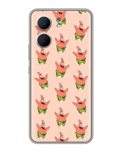 Чехол для OPPO A5x с картинкой «Патрик Стар паттерн» Чехол для OPPO A5x с картинкой «Патрик Стар паттерн»