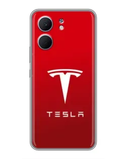 Чехол для OPPO A5x с картинкой «Tesla Red Classic»