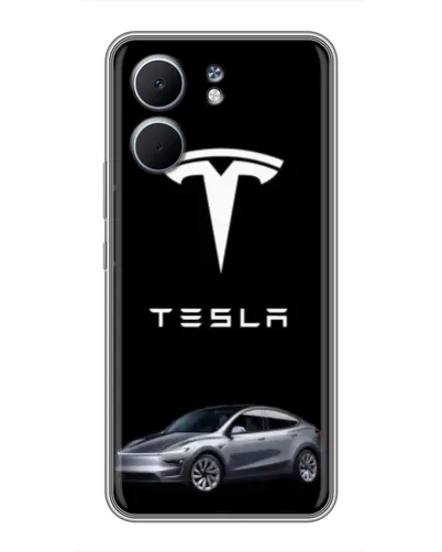 Чехол для OPPO A5x с картинкой «Tesla Model Y»