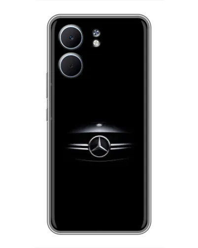 Чехол для OPPO A5x с картинкой «Mercedes — абстрактные линии»