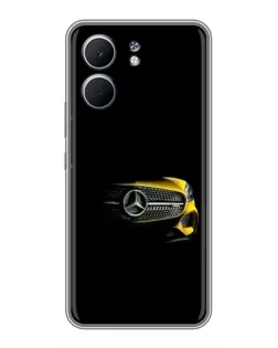 Чехол для OPPO A5x с картинкой «Mercedes — ретро стиль»