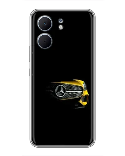Чехол для OPPO A5x с картинкой «Mercedes — ретро стиль»