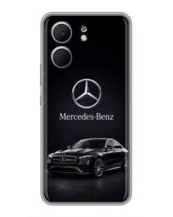 Чехол для OPPO A5x с картинкой «Mercedes — решетка радиатора»