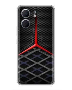 Чехол для OPPO A5x с картинкой «Mercedes Carbon Grid»