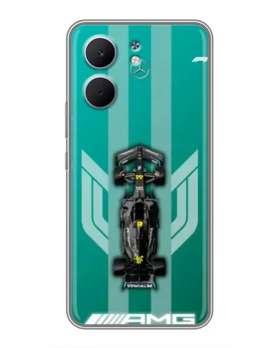 Чехол для OPPO A5x с картинкой «Mercedes AMG Petronas»