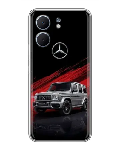 Чехол для OPPO A5x с картинкой «Mercedes G-Class красный»