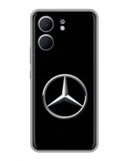 Чехол для OPPO A5x с картинкой «Mercedes классический лого»
