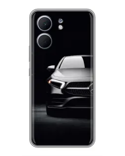 Чехол для OPPO A5x с картинкой «Свет фар Mercedes»