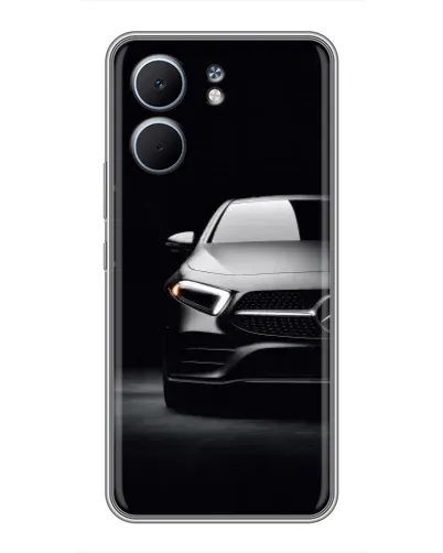 Чехол для OPPO A5x с картинкой «Свет фар Mercedes»