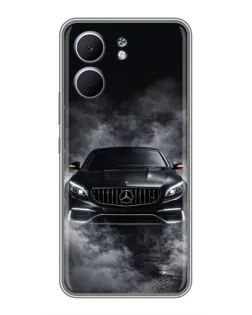 Чехол для OPPO A5x с картинкой «Mercedes в дыму»