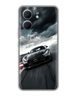 Чехол для OPPO A5x с картинкой «Гоночный Mercedes AMG»