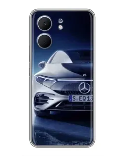 Чехол для OPPO A5x с картинкой «Mercedes EQ — будущее»