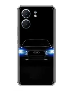 Чехол для OPPO A5x с картинкой «Audi в неоне»