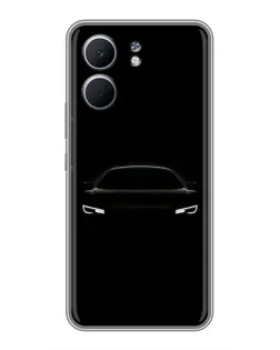 Чехол для OPPO A5x с картинкой «Взгляд Audi в темноте»
