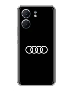 Чехол для OPPO A5x с картинкой «Audi White Logo»