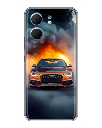 Чохол для OPPO A5x з картинкою «Audi у вогняному диму» Чохол для OPPO A5x з картинкою «Audi у вогняному диму»