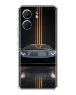 Чехол для OPPO A5x с картинкой «Lamborghini золотые линии» Чехол для OPPO A5x с картинкой «Lamborghini золотые линии»