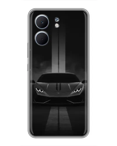 Чехол для OPPO A5x с картинкой «Lamborghini симметрия дорог»