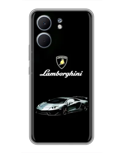 Чехол для OPPO A5x с картинкой «Логотип Lamborghini классика»