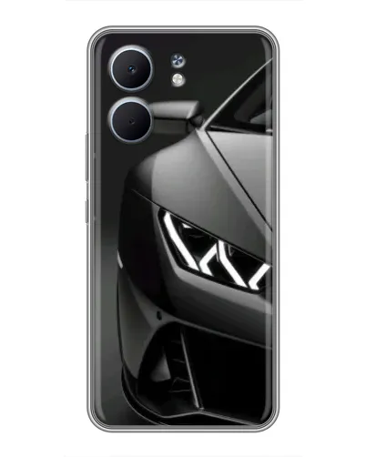Чехол для OPPO A5x с картинкой «Lamborghini фары детализация»