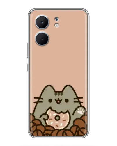 Чехол для OPPO A5x с картинкой «Кофейный Пушин»