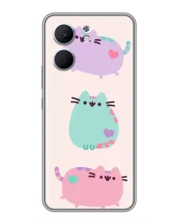 Чехол для OPPO A5x с картинкой «Pusheen трио» Чехол для OPPO A5x с картинкой «Pusheen трио»