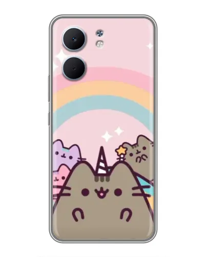 Чехол для OPPO A5x с картинкой «Единорог Pusheen»